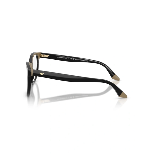 Óculos de Grau Emporio Armani 0EA3274 6313 52 Acetato Preto 3