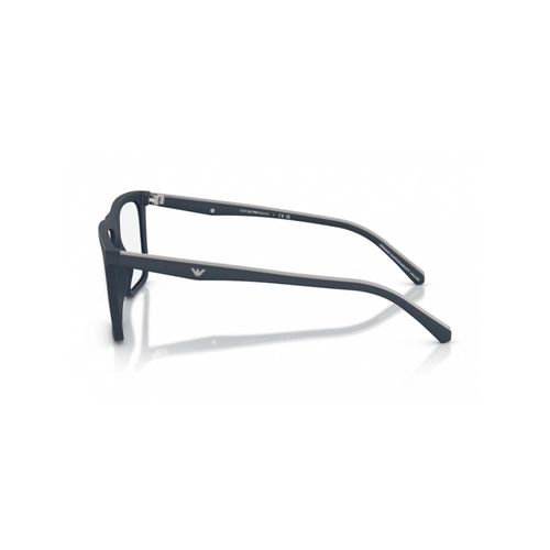 Óculos de Grau Emporio Armani 0EA4258 50881W56 Acetato Azul com Clip-Ons nas cores Cinza e Cinza Claro