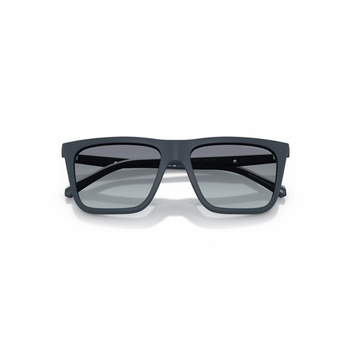 Óculos de Grau Emporio Armani 0EA4258 50881W56 Acetato Azul com Clip-Ons nas cores Cinza e Cinza Claro