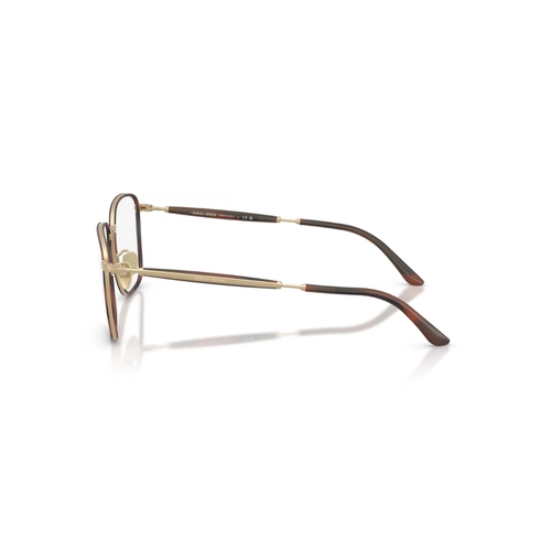 Óculos de Grau Giorgio Armani 0AR5160J 3415 54 Metal Marrom Mesclado e Dourado
