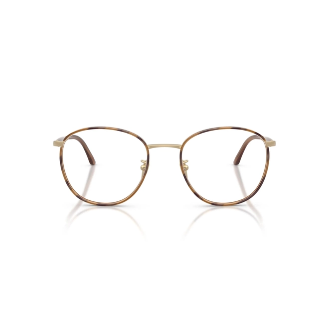 Óculos de Grau Giorgio Armani 0AR5161J 3002 52 Metal Marrom Mesclado e Dourado 2