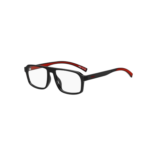 Óculos de Grau Hugo Boss HG 1370/G 807 5516 R Acetato Preto com Vermelho