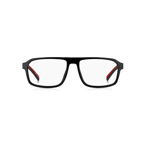 Óculos de Grau Hugo Boss HG 1370/G 807 5516 R Acetato Preto com Vermelho