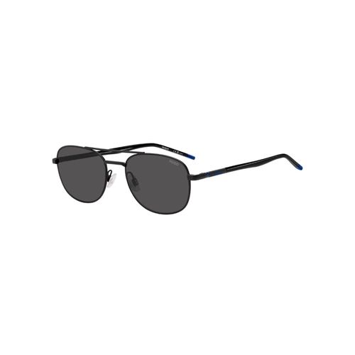 Óculos de Sol Hugo Boss HG 1375/S 003 56IR S Metal Preto Fosco com lentes na cor Cinza