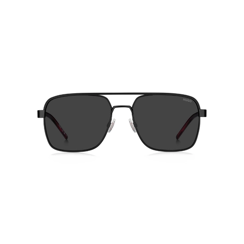 Óculos de Sol Hugo Boss HG 1384/S 003 57IR S Metal Preto Fosco com lente na cor Cinza