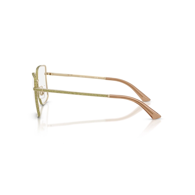 Óculos de Grau Jimmy Choo 0JC2017J 3006 55 Metal Dourado 3