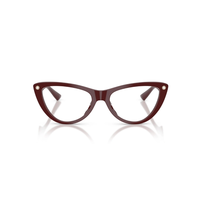 Óculos de Grau Jimmy Choo 0JC3044HU 5057 54 Acetato Bordô 2