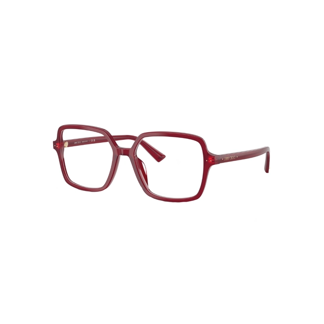 Óculos de Grau Jimmy Choo 0JC3046U 5081 55 Acetato Bordô 1