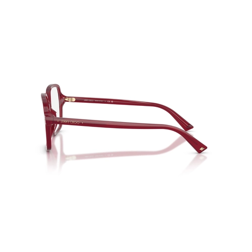 Óculos de Grau Jimmy Choo 0JC3046U 5081 55 Acetato Bordô