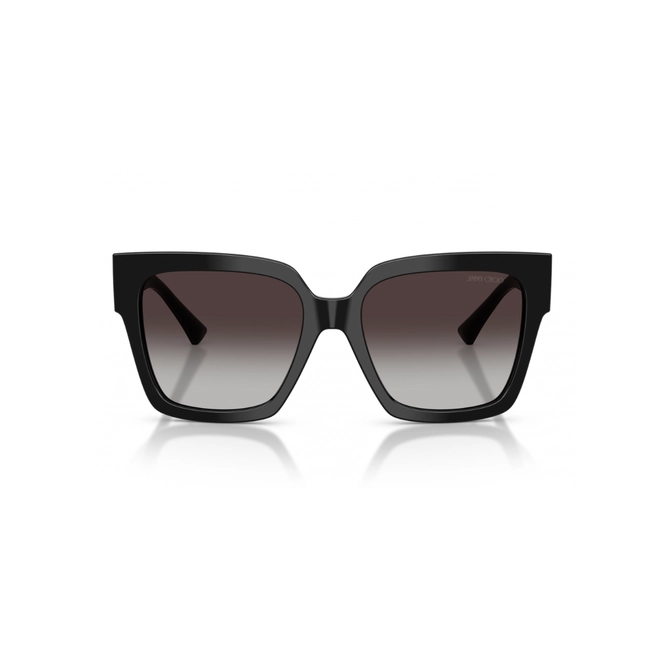 Óculos de Sol Jimmy Choo 0JC5047B 50008G54 Acetato Preto com lentes na cor Cinza Degradê 2