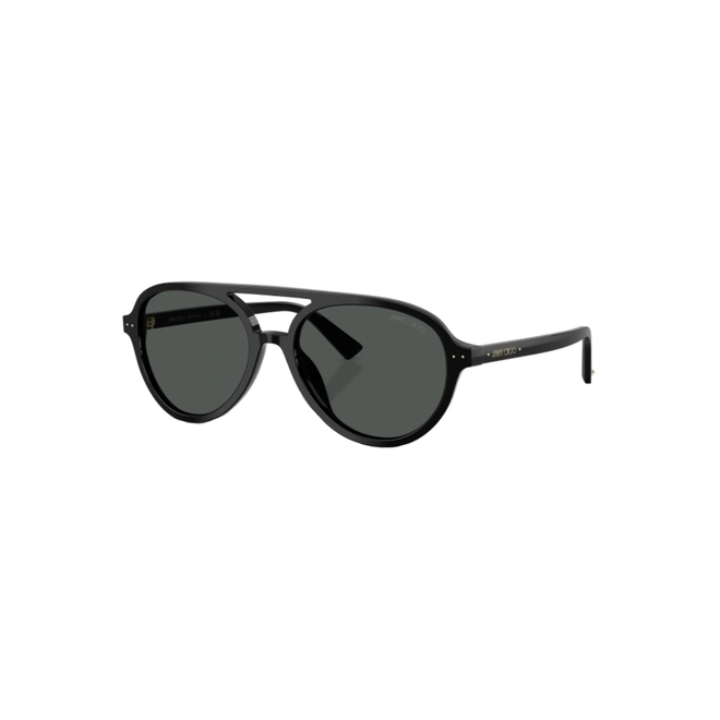 Óculos de Sol Jimmy Choo 0JC5055U 50008755 Acetato Preto com lentes na cor Cinza 1