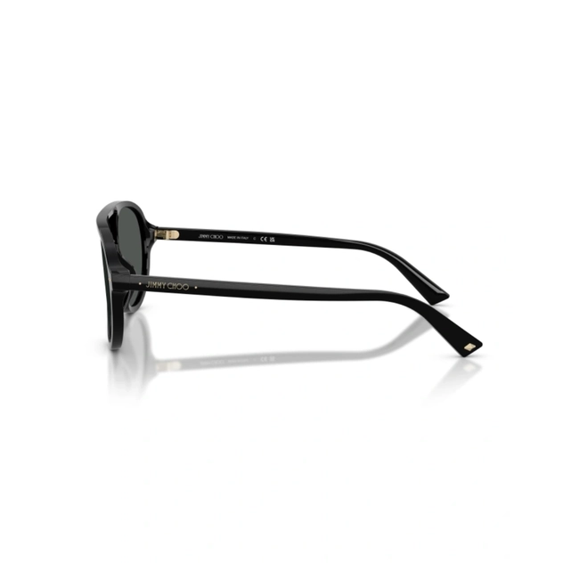 Óculos de Sol Jimmy Choo 0JC5055U 50008755 Acetato Preto com lentes na cor Cinza 3