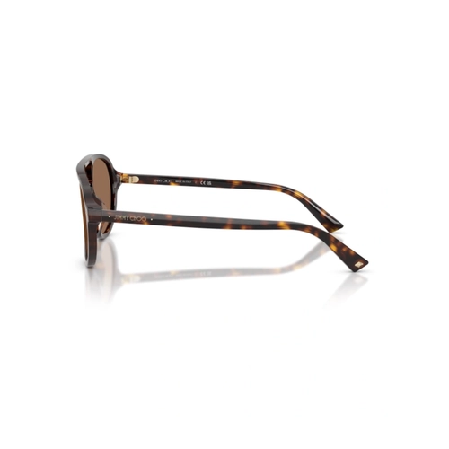 Óculos de Sol Jimmy Choo 0JC5055U 50027355 Acetato Marrom Mesclado com lentes na cor Marrom