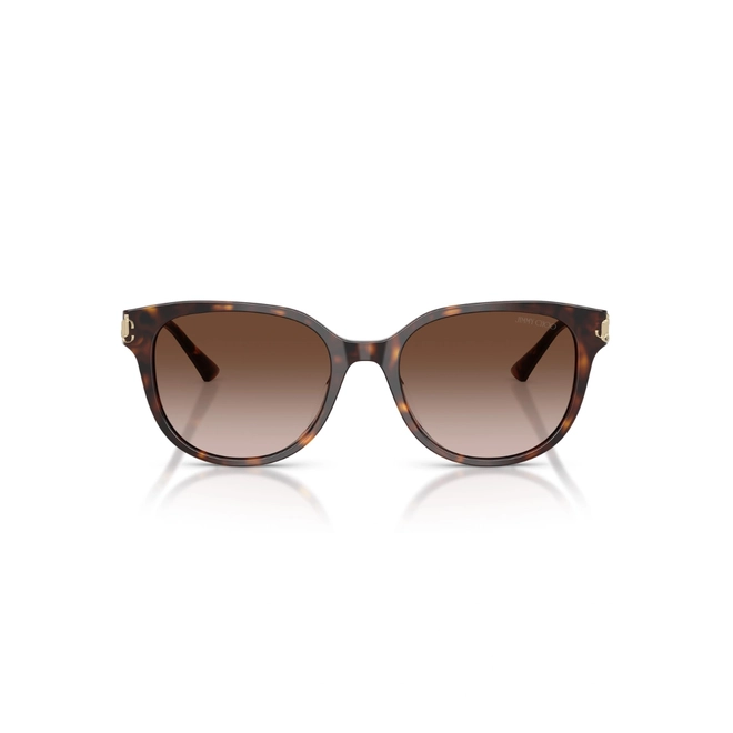 Óculos de Sol Jimmy Choo 0JC5057D 50021355 Acetato Marrom Mesclado com lentes na cor Marrom Degradê 2