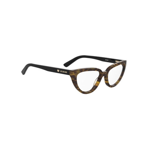 Óculos de Grau Love Moschino MOL667 086 5417 R Acetato Marrom Mesclado
