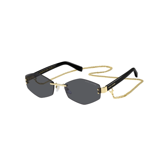 Óculos de Sol Marc Jacobs MARC 496/S AIR RHL 57IR S Metal Dourado com lentes na cor Cinza 1