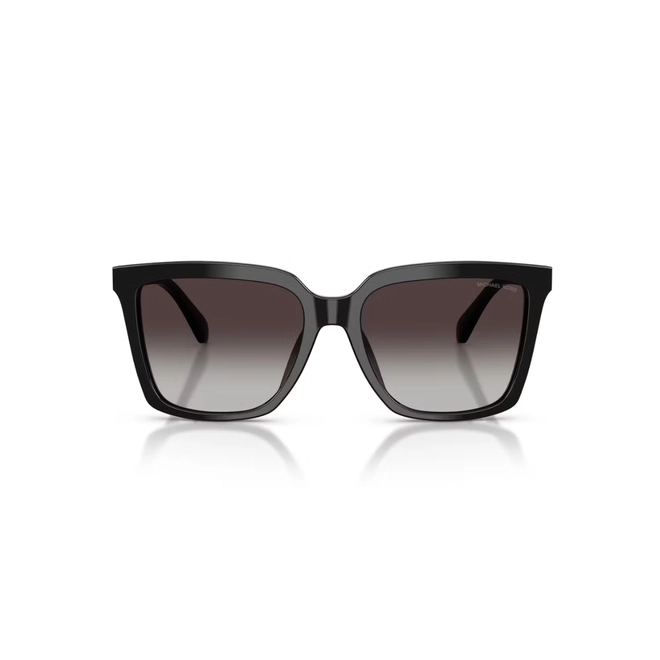 Óculos de Sol Michael Kors 0MK2256U 30058G55 Acetato Preto com lentes na cor Cinza Degradê 2