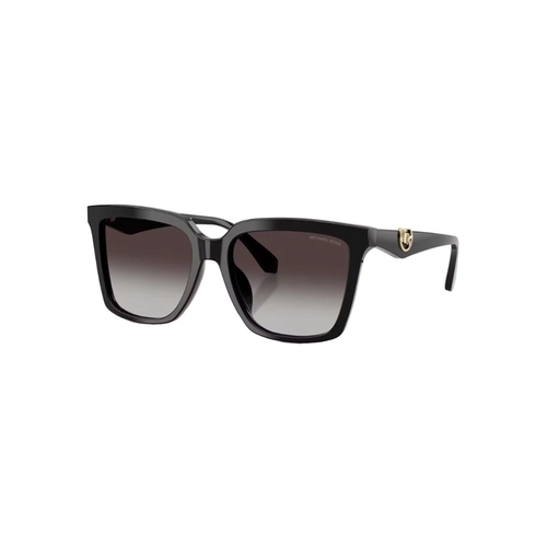 Óculos de Sol Michael Kors 0MK2256U 30058G55 Acetato Preto com lentes na cor Cinza Degradê