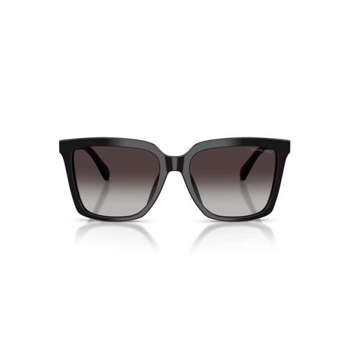 Óculos de Sol Michael Kors 0MK2256U 30058G55 Acetato Preto com lentes na cor Cinza Degradê