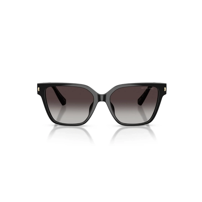 Óculos de Sol Michael Kors 0MK2263U 30058G56 Acetato Preto com lentes na cor Cinza Degradê 2