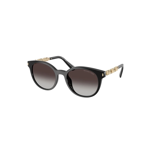Óculos de Sol Michael Kors 0MK2264U 30058G53 Acetato Preto com lentes na cor Cinza Degradê