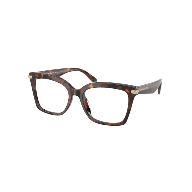 Óculos de Grau Michael Kors 0MK4166U 4031 55 Acetato Marrom Mesclado 1