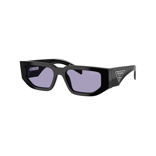 Óculos de Sol Prada 0PR 09ZS 16K01O54 Acetato Preto com lentes na cor Violeta