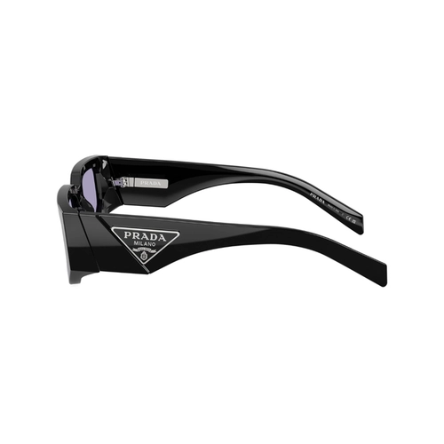 Óculos de Sol Prada 0PR 09ZS 16K01O54 Acetato Preto com lentes na cor Violeta