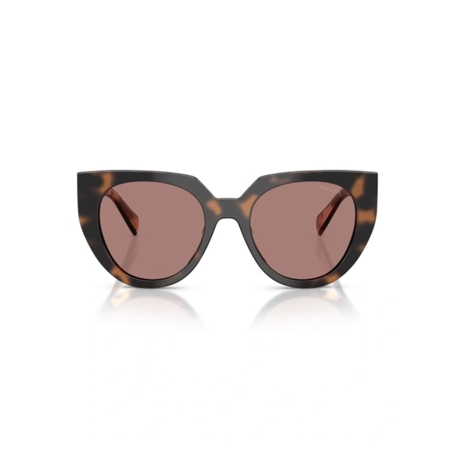 Óculos de Sol Prada 0PR 14WS 23A60B52 Acetato Marrom Mesclado com lentes na cor Marrom Claro 2