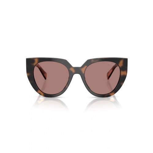 Óculos de Sol Prada 0PR 14WS 23A60B52 Acetato Marrom Mesclado com lentes na cor Marrom Claro