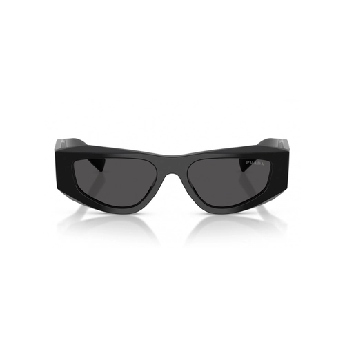 Óculos de Sol Prada 0PR B19S 16K08Z52 Acetato Preto com lentes na cor Cinza