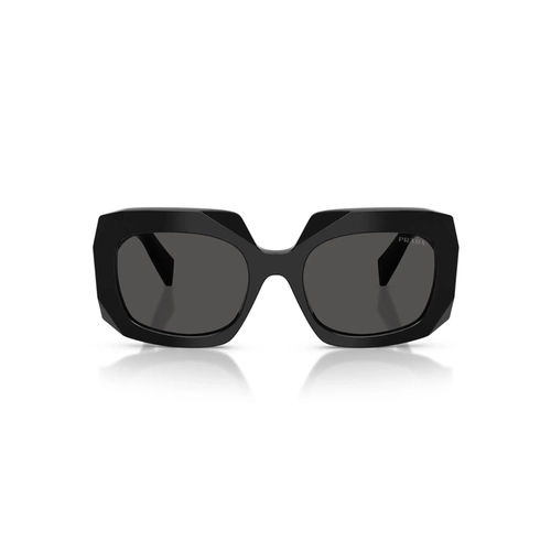 Óculos de Sol Prada 0PR B23S 16K08Z54 Acetato Preto com lentes na cor Cinza Escuro