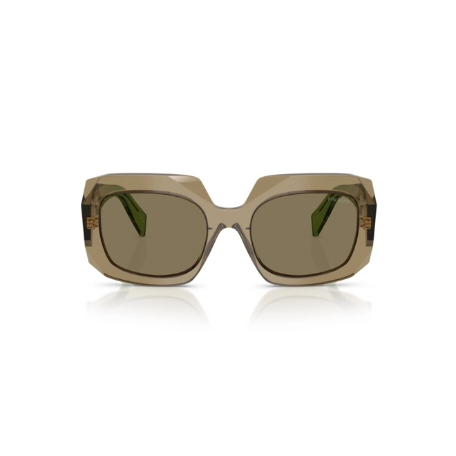 Óculos de Sol Prada 0PR B23S 29E90F54 Acetato Marrom com lentes na cor Marrom Claro 2