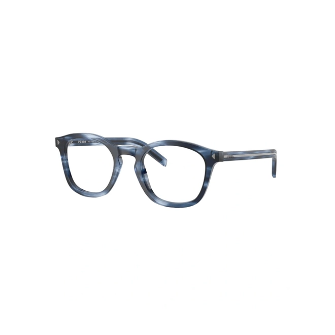 Óculos de Grau Prada 0PR C04V 26F1O151 Acetato Azul Mesclado 1