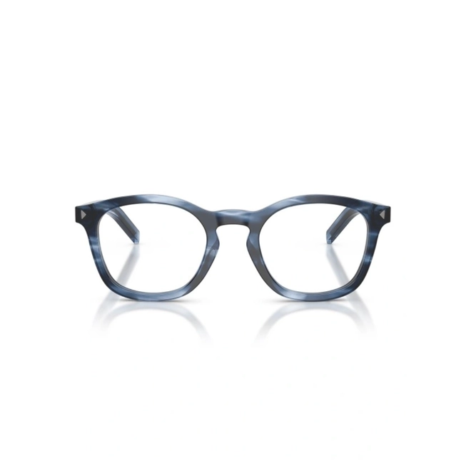 Óculos de Grau Prada 0PR C04V 26F1O151 Acetato Azul Mesclado 2