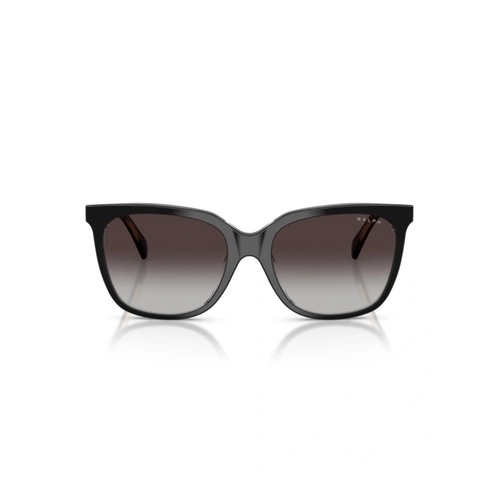 Óculos de Sol Ralph 0RA5343U 62978G55 Acetato Preto com lentes na cor Cinza Degradê