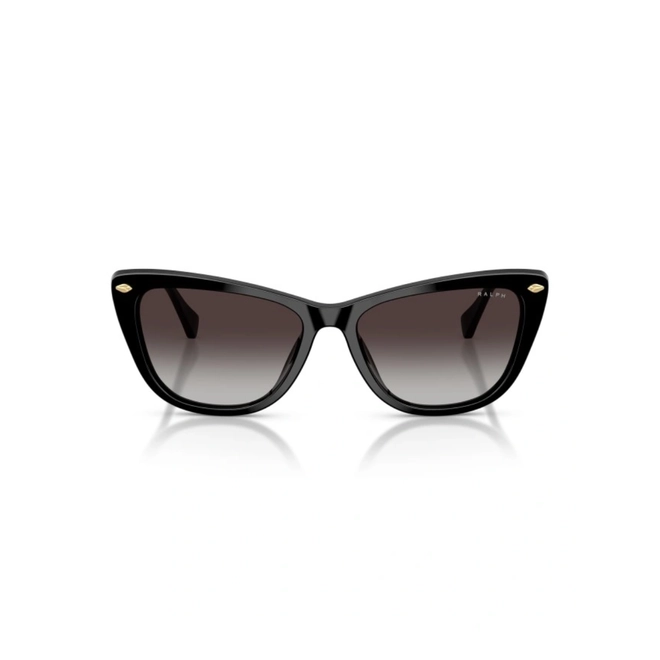 Óculos de Sol Ralph 0RA5346U 50018G57 Acetato Preto com lentes na cor Cinza Degradê 2