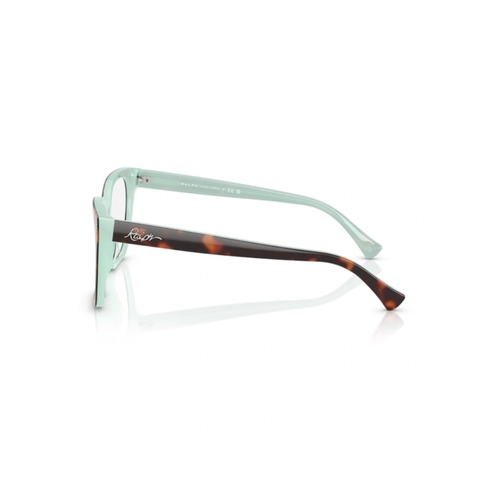 Óculos de Grau Ralph 0RA7158U 601 55 Acetato Marrom Mesclado e Verde