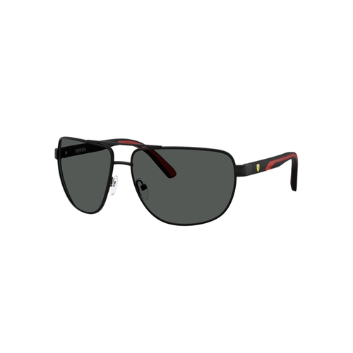 Óculos de Sol Scuderia Ferrari 0FZ5007 101/8764 Metal Preto com lentes na cor Cinza