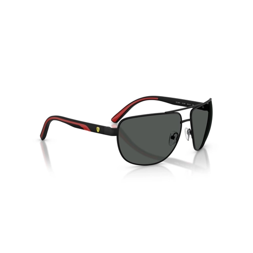Óculos de Sol Scuderia Ferrari 0FZ5007 101/8764 Metal Preto com lentes na cor Cinza