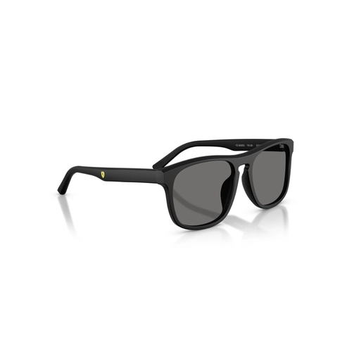 Óculos de Sol Scuderia Ferrari 0FZ6020U 701/8157 Acetato Preto com lentes na cor Cinza