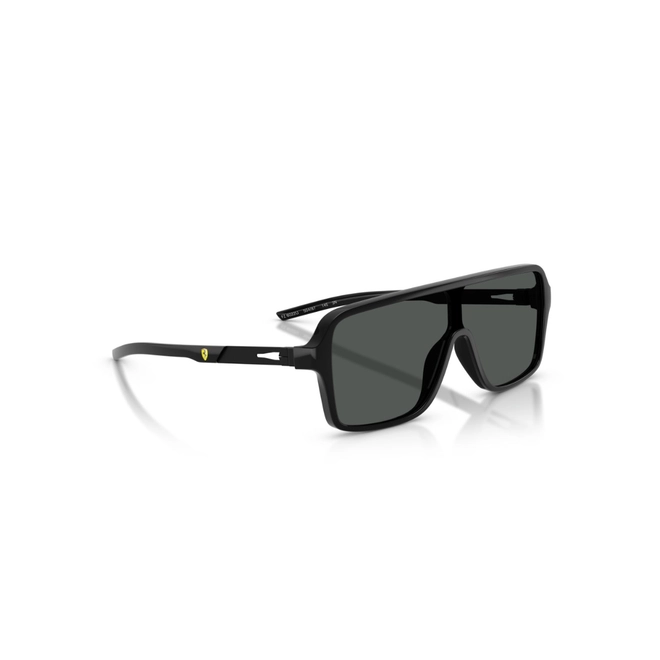 Óculos de Sol Scuderia Ferrari 0FZ6022U 504/8732 Acetato Preto com lentes na cor Cinza 3