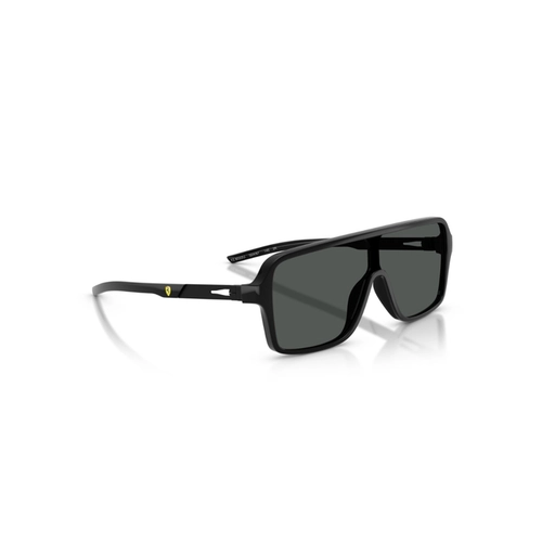Óculos de Sol Scuderia Ferrari 0FZ6022U 504/8732 Acetato Preto com lentes na cor Cinza