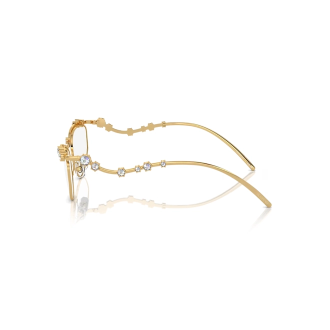 Óculos de Grau Swarovski 0SK1015 4004 55 Metal Dourado 3