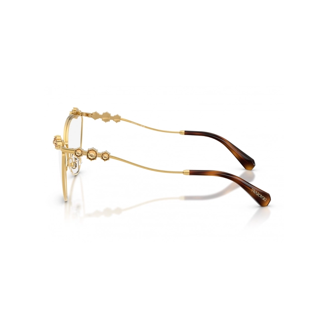 Óculos de Grau Swarovski 0SK1033 4007 56 Metal Dourado 3