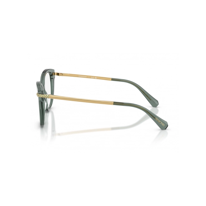 Óculos de Grau Swarovski 0SK2044 1043 51 Acetato Verde Transparente 3