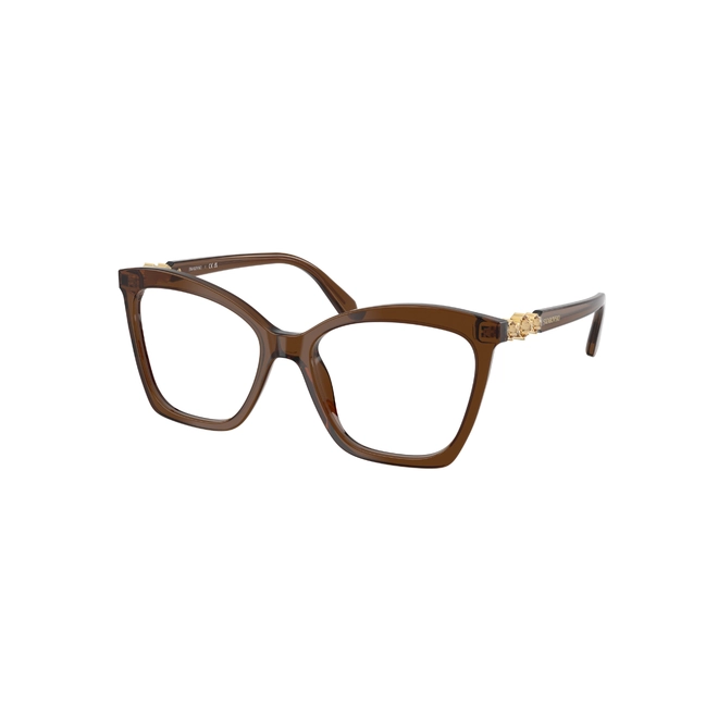 Óculos de Grau Swarovski 0SK2053 1084 54 Acetato Marrom Transparente 1