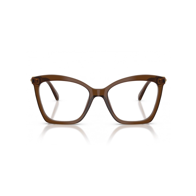 Óculos de Grau Swarovski 0SK2053 1084 54 Acetato Marrom Transparente 2