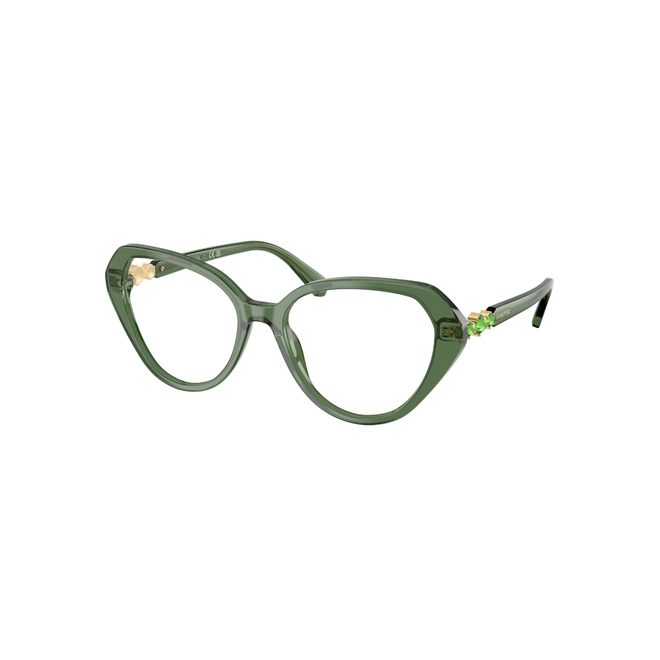 Óculos de Grau Swarovski 0SK2054 1085 55 Acetato Verde Transparente 1