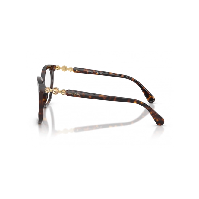 Óculos de Grau Swarovski 0SK2055 1002 54 Acetato Marrom Mesclado 3